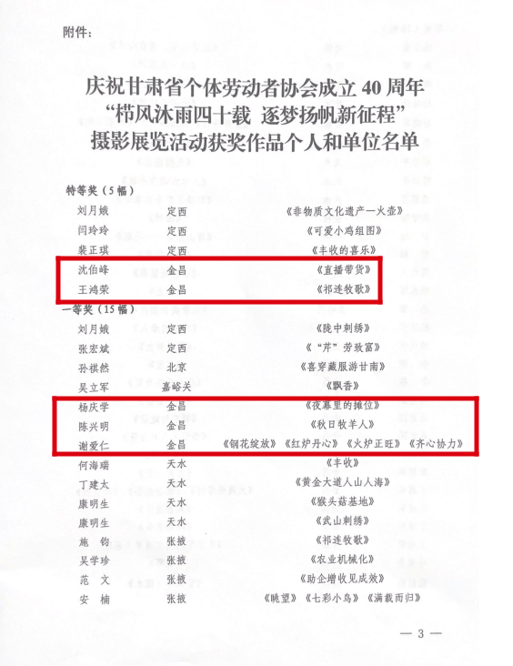 恭喜<strong></p>
<p>摄影</strong>！金昌多幅摄影作品在甘肃省摄影展获奖