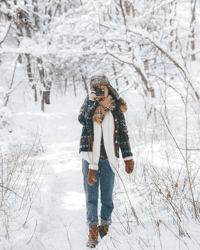 雪景拍摄图片人像拍照姿势大全 雪景拍摄图片人像拍照姿势大全