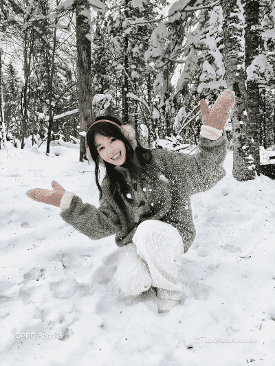 雪地拍照技巧搞怪