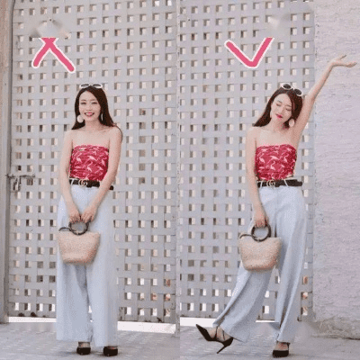 拍照姿势大全图解女生