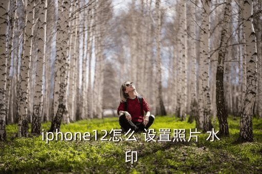 苹果拍照怎么带日期水印