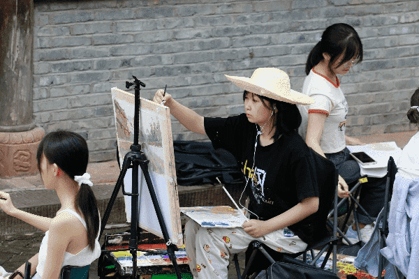 美术生与成都王老师摄影的奇妙邂逅