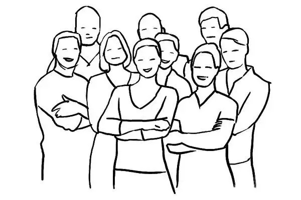 团队拍照姿势大全图片13人