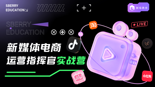 全媒体电商直播班-成都摄影摄像培训-成都树莓教育